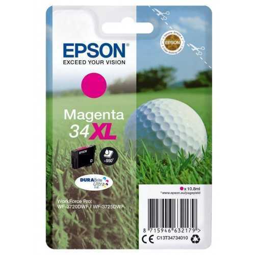 Epson 34XL Magenta Balle de golf Cartouche d'encre d'origine